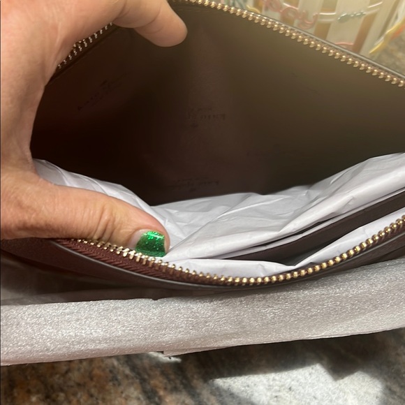 Kate Spade Burgundy Leather Crossbody Bag - Picture 4 of 11